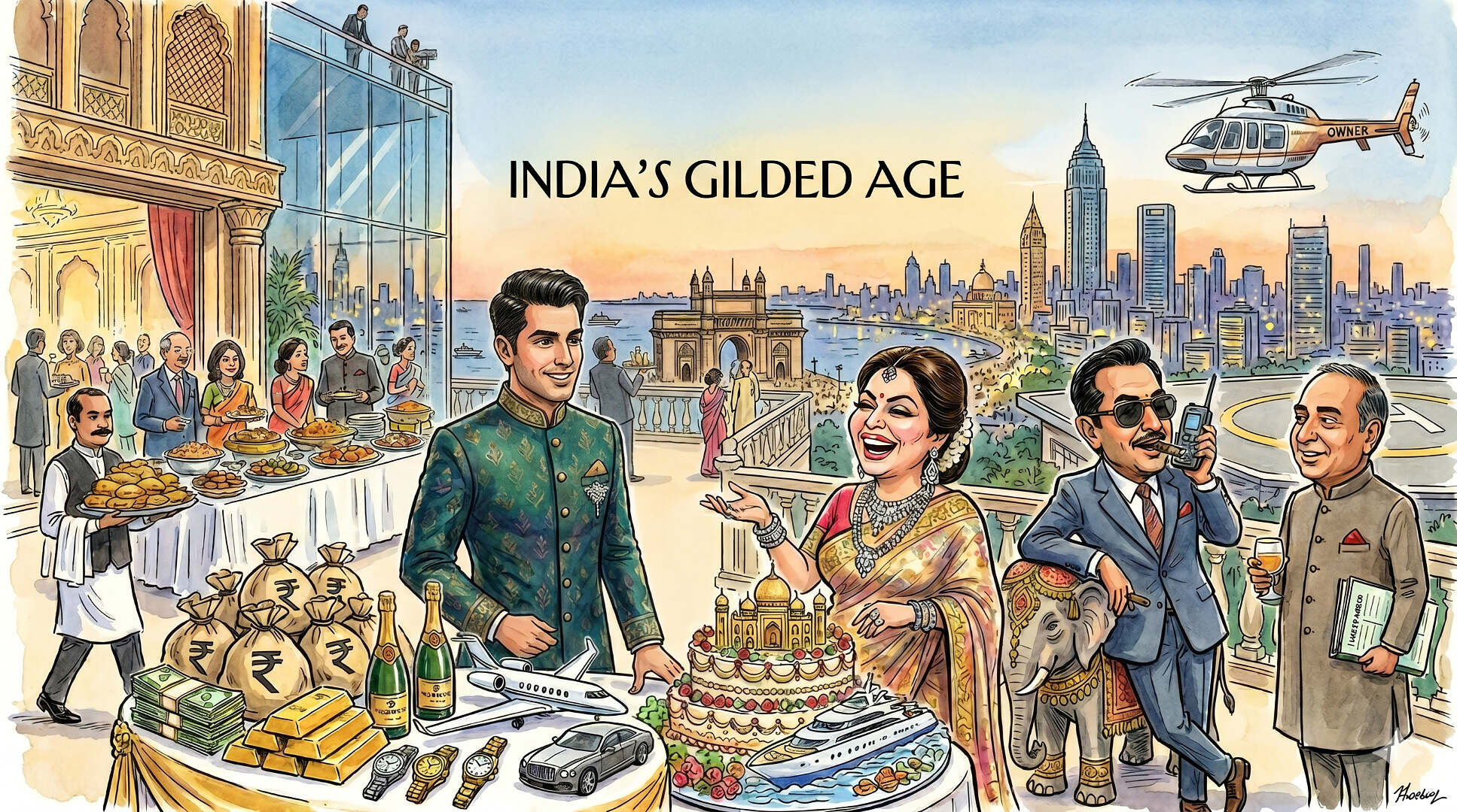 What's the net worths of India's Billionaires